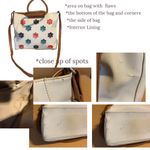 Relic  BEIGE LEATHER CROSSBODY PURSE WITH RAISED MULT-COLOR FLORAL DETAILS Photo 11