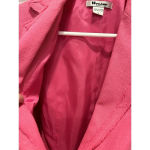Peter Nygard Nygard Collection Blazer‎ Jacket Women's Size 14 Pink Silk Blend Photo 5