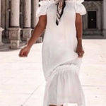 ZARA ✨ Maxi Flounce Ruffle Trim Dress ✨ Photo 0