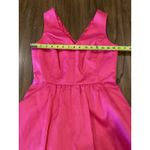 Vineyard Vines  Hot Pink Kentucky Derby V-Neck sleeveless Flare mini Dress 2 Photo 5
