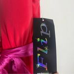Y2K Flip Red & Pink Formal Bow Long Dress Size 2 Prom Barbie Photo 7