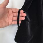 NIKIBIKI Vintage Y2K  Velvet Jacket Juniors Large Black Whimsigoth Silver Buttons Photo 5