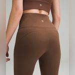 Lululemon NWT Groovy SHR Crop 23” in Brown Color Size 10 Legging Photo 2