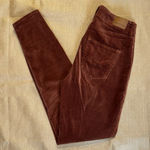 American Eagle  Brown Corduroy Jeggings Photo 0