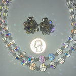 Laguna Aurora Borealis Beaded Double Strand Necklace & Clip On Earrings Photo 2