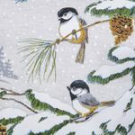 Vintage 90s Winter Bird Christmas Sweatshirt Size XS Photo 3