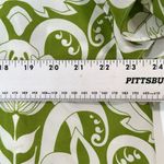 Rose + Olive Green White Floral Peasant Blouse Tassel Tie Boho Cottagecore L/XL Size 1X Photo 2