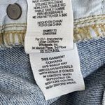 Free People SZ W 25 Jean Shorts Crochet Lace Hems Zip-Fly Distressed Light Wash Photo 8