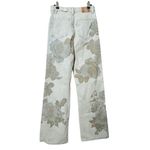 Free People NEW Tinsley Baggy Floral Printed Utility Jeans Daylight Combo Sz 25 Photo 4