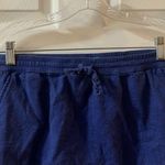Forever 21  Blue Linen Blend Pull On Skirt Medium Photo 4