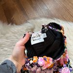 Hello Molly  Friendly Banter Mini Dress In Black Floral Photo 7