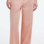 Madewell NWT  Women's Slouchy Straight Pants Size 4 Pale Blush Pink Casual Photo 0