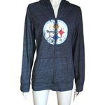 Reebok NWT Gray Steelers Zip Up Jacket Photo 1