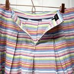 Talbots Rainbow Striped Pleated Skirt Size 12 Photo 10