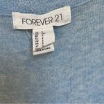 Forever 21  Light Blue Heather V-Neck Cardigan Small Photo 1