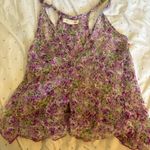 Staring At Stars Sheer floral tank top Photo 0