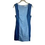 Anthropologie  Pilcro‎ The Kendall Sleeveless Mini Dress Denim Edition Size 4 Photo 4