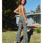 Free People Can't Take My Eyes Off of You Floral Flare Pants Photo 1
