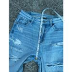 American Eagle  Mom Jean Comfort Stretch Waistband Destroyed Ripped Jean Light 0 Photo 10
