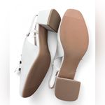 A New Day NWT Cream Memory Foam Block Heels Size 8 Slingback Loafers Photo 5