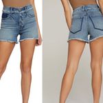 Good American  Bombshell Shadow Pocket Denim Shorts 2 26 Photo 1