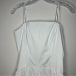 Madewell  Poplin Seamed Maxi Dress in White Size: 4, NWT Photo 5