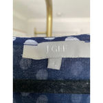 J. Gee Maxi Dress Polka Dot Navy White Tiered Preppy Resort Brunch Wedding Chic Blue Size undefined Photo 3