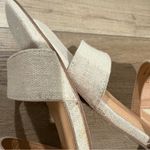 Joie  Nolita Linen Wide Strap Slip On‎ Sandal Beige size 9 Photo 5