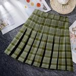 Comfy And Ready Plaid Skorts In Dark Green Size XS Photo 0