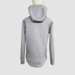 The North Face Women’s Gray Hooded Full Snap Jacket M Stretch Fleece Blend Photo 5