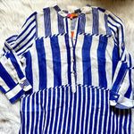 Vilagallo Dani tropical link stripe dress size 4 Blue Photo 9