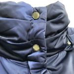 Preta LoBue Blue Hooded Puffer Coat Nylon Cold Winter Size L Photo 2