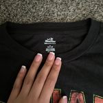 Spirit Halloween Halloween Black Graphic Tee with Red and White Design Photo 2