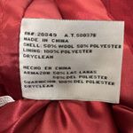 Women’s Red Wool Blend Hooded Winter Coat Faux Fur Trim Size 3XL Photo 14