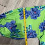 Free People  Mini Dress Cassie Dress Lime Blue Size S Summer Dress Photo 15