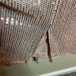 Grace Karin  Light Pink Hip Wrap Fish Tail V Neck Sequin Evening Dress Photo 7