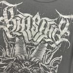 KILLSTAR Bellow Maxi Dress Baphomet Graphic Print Grunge Goth Gothic Punk Black Photo 3