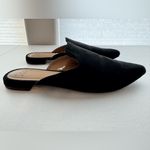 A New Day  Black Faux Suede Mules Size 7 Photo 3