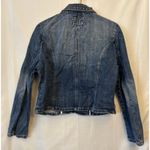 Y2K STAR JEANS Blazer studded cropped jean Denim jacket size Large Blue Photo 4