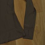 Lululemon  athletica zoned in Long Sleeve Top - Brown size 4 Photo 2