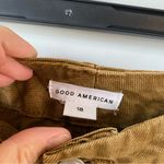 Good American  90s‎ Duster Straight Leg Jeans Bronze Brown 18 Photo 3