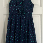 Bailey blue  polka dot dress blue navy teal Lilly‎ Photo 0