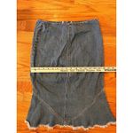 Forever 21 Y2k Denim Mini Skirt M Knee Length Flare Streetwear cowgirl Photo 5