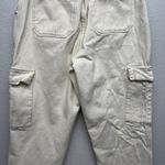 PacSun High Rise 90s Grunge Retro Women's Denim Cotton Raw Hem Cargo Pants Sz M Photo 7