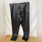 Joie  LIMITED EDITION Faux Leather Contemporary‎ Fit Leggings JM1022CO Size XXL Photo 3