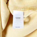 J.Jill 100% Pima Cotton Yellow 3/4 Sleeves Side Inset Tee, Size Large Photo 3