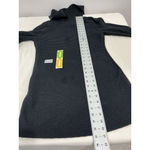 Womans Alfani Petiite Black Matellic Cowl Neck Long Sleeve Sweater Dress Size PS Photo 5