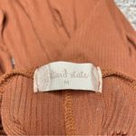 Altar'd State Altar’d State Burnt Orange Ribbed Mock Neck Long Sleeve Midi Dress Medium Photo 4