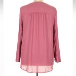 Torrid  Dusty Rose Georgette Hi-Low Pullover Long Sleeve Blouse Plus Size 1X Photo 5