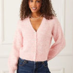 Karen Kane  Pink Sweater Photo 0